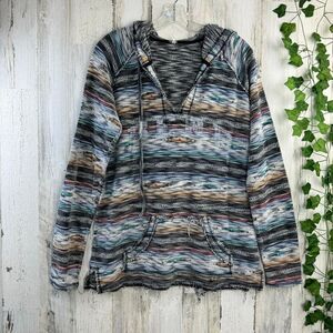 Tech Styles Surf Sportswear Fringe Hoodie large